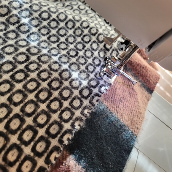 Upcycled Boho Scarf/Wrap - Picture 7 of 16